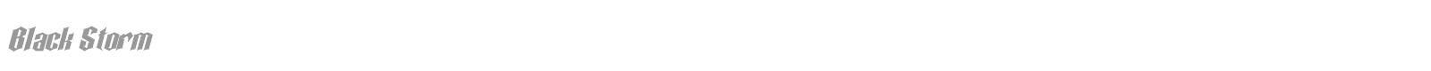 Black Storm font preview